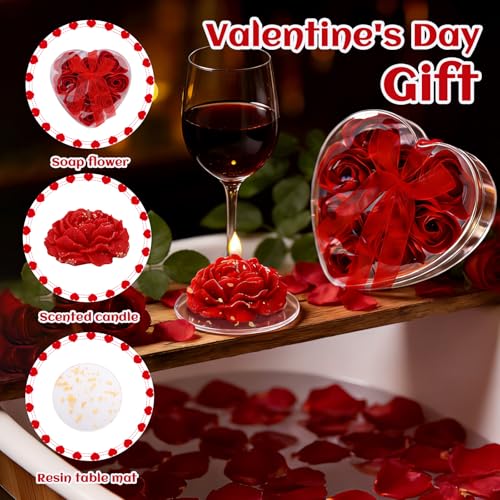 Wxzumg Valentines Day Gifts for Her Basket, Valentines Basket for Women, Valentine's Gift Bulk for Her, Valentine Gift Baskets Unique Present for Wedding Engagement Anniversary Bulk Set for Mom Teacher Wife - Image 4