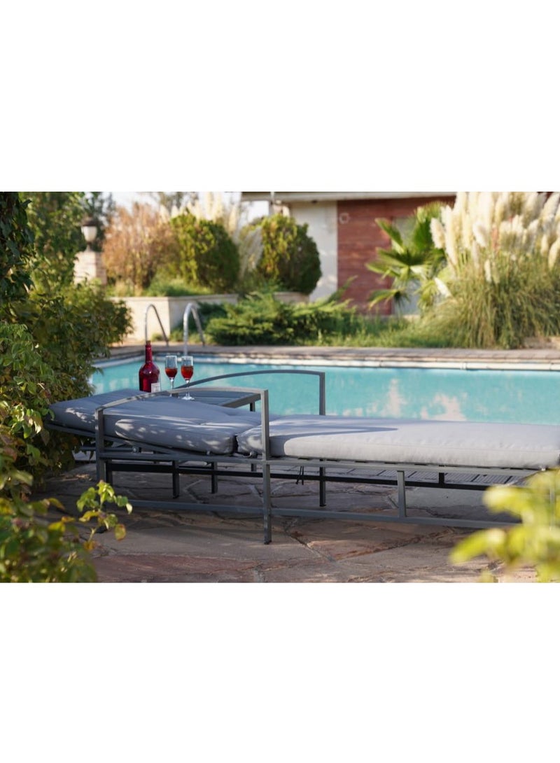 أثاث شندور كرسي صالة دالاس | أثاث خارجي | مصنوع من الألومنيوم المصبوب | تنسيق حدائق | حديقة | الفناء | الفناء الخلفي - Image 2