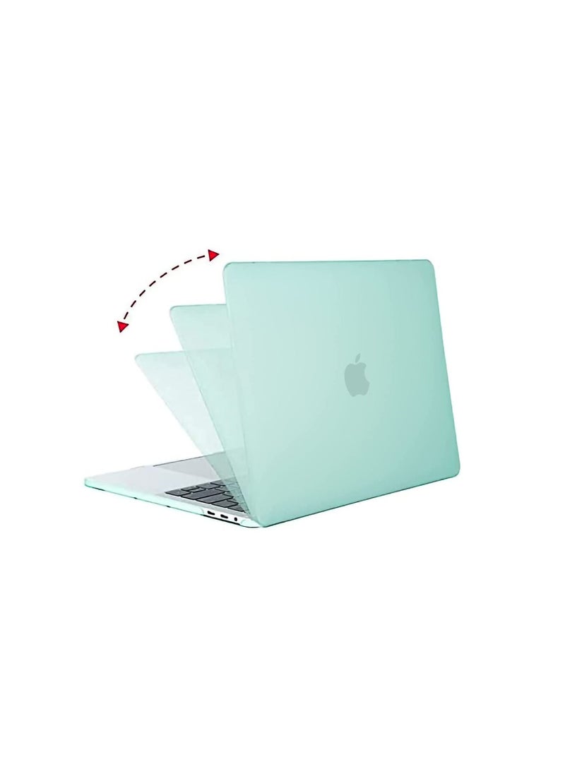 MacBook Pro 13 inch Case 2022 2021 2020-2016 Release M1 A2338 A2289 A2251 A2159 A1989 A1706 A1708 with/without Touch Bar,Protective Plastic Hard Shell Case Cover, Mint Green