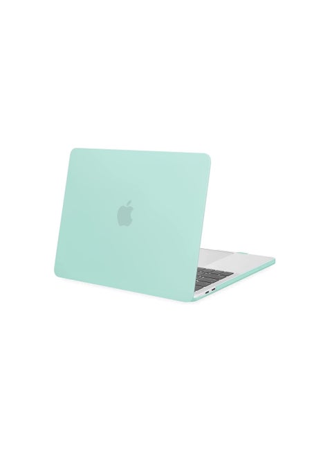 MacBook Pro 13 inch Case 2022 2021 2020-2016 Release M1 A2338 A2289 A2251 A2159 A1989 A1706 A1708 with/without Touch Bar,Protective Plastic Hard Shell Case Cover, Mint Green