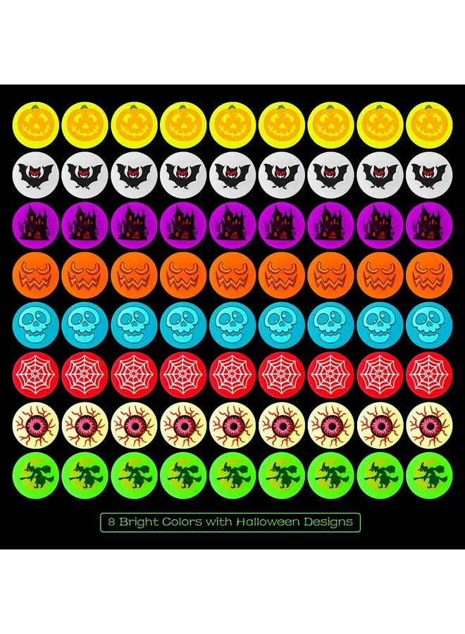 MGparty 72 Pcs Glow In The Dark Bouncy Balls 18 Halloween Theme Designs Bouncing Balls For Kids Girls Boys Halloween Party Favors Supplies Classroom Rewards Pinata Goodie Bag Treat Bags Gifts Fillers - Image 3