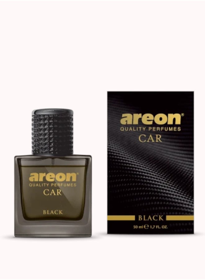Areon - Areon Car Parfum with Card 50ml BLACK Scent - Image 1