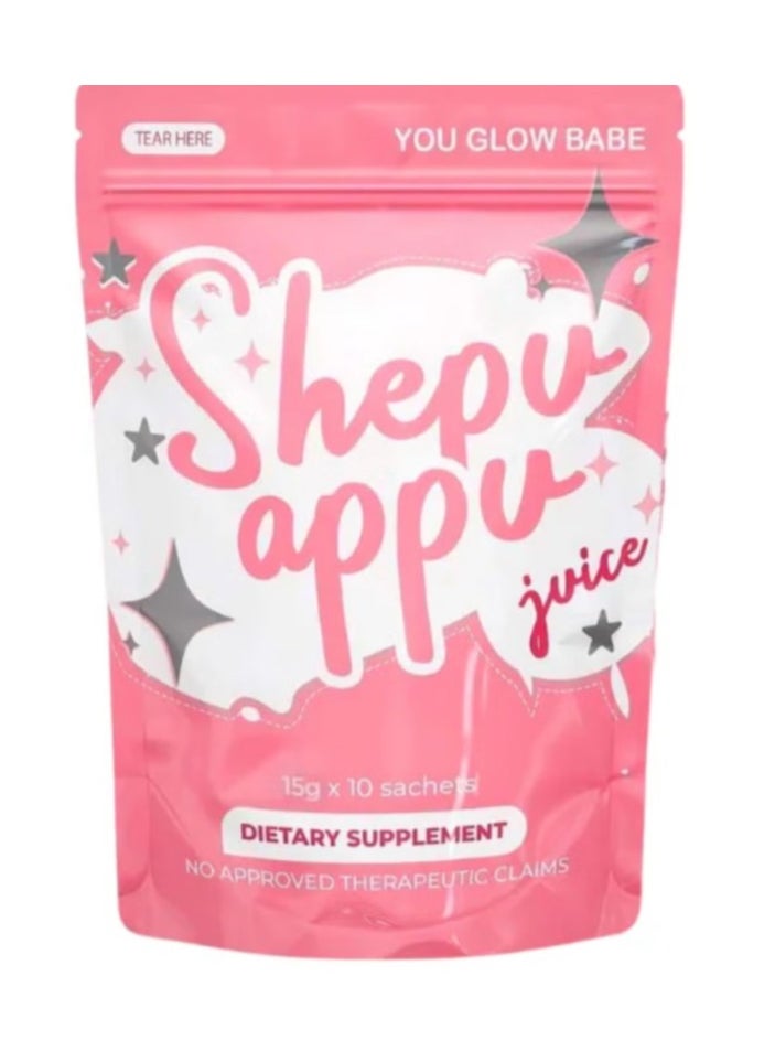 You Glow Babe Shepu Appu Juice 15g x 10 Sachets  - Image 2