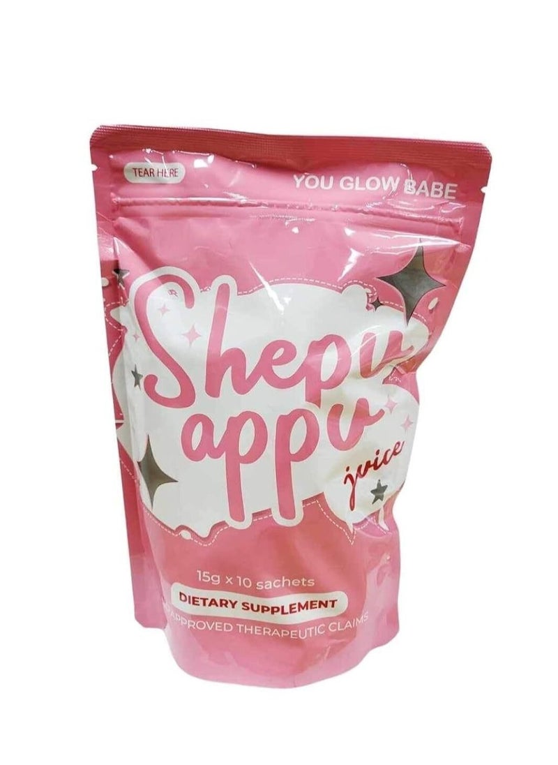 You Glow Babe Shepu Appu Juice 15g x 10 Sachets  - Image 1