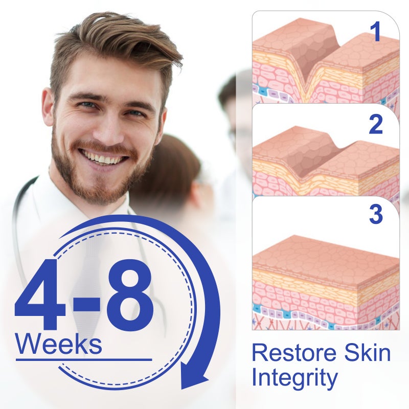 Silicone Scar Sheets 3M Soft Silicone Gel Scar Tape Painless Silicone Tape Roll - Reusable, Medical Grade Silicone Scar Removal Strips for C-Section & Keloid Surgery, Burn, Acne - Image 3