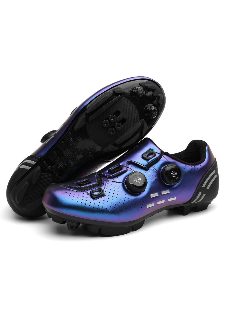 KUYING New Type of Road Lock Cycling Shoes Hard Sole Mountaineering Shoes Racing Sports Shoes 