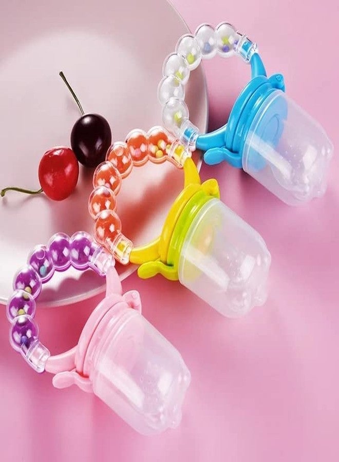 Aplam Chaplam 1 Pcs Silicone Teether Teether for Baby 6-12 Months |Baby Teether 3-6 Months Babies| Teether for 6 to 12 Months Baby Bpa Free (Rattle Nibbler) - Image 1