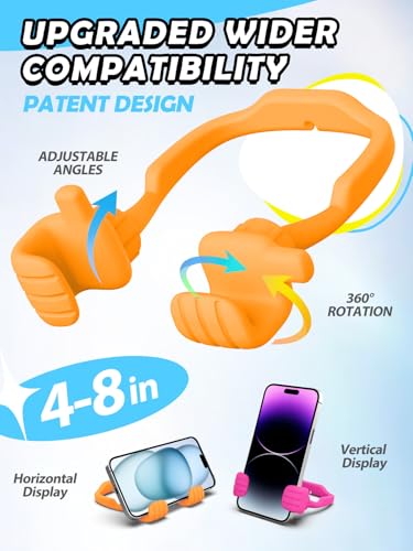 CALDEVER Gifts for Mothers Day Teens Girls Boys Kids Adults Gifts Cell Phone Stand: UPGRADE Adjustable Thumbs Up Lazy Phone Holder for Desk Fun Gadgets Birthday Gift Ideas for Teenager Women Trendy Stuff - Image 2