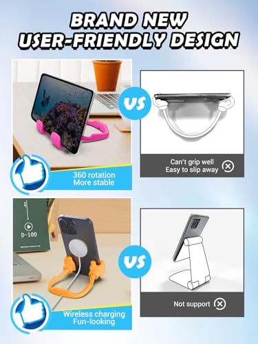 CALDEVER Gifts for Mothers Day Teens Girls Boys Kids Adults Gifts Cell Phone Stand: UPGRADE Adjustable Thumbs Up Lazy Phone Holder for Desk Fun Gadgets Birthday Gift Ideas for Teenager Women Trendy Stuff - Image 5