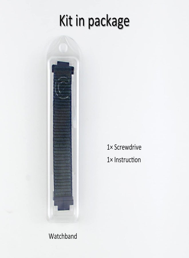 C2D JOY Compatible with Garmin Approach S20 Watch Band Replacement (Pins and Custom Pin Removal Tool) Sport Mesh Strap for Golf Watchband - 13#, M - Image 2