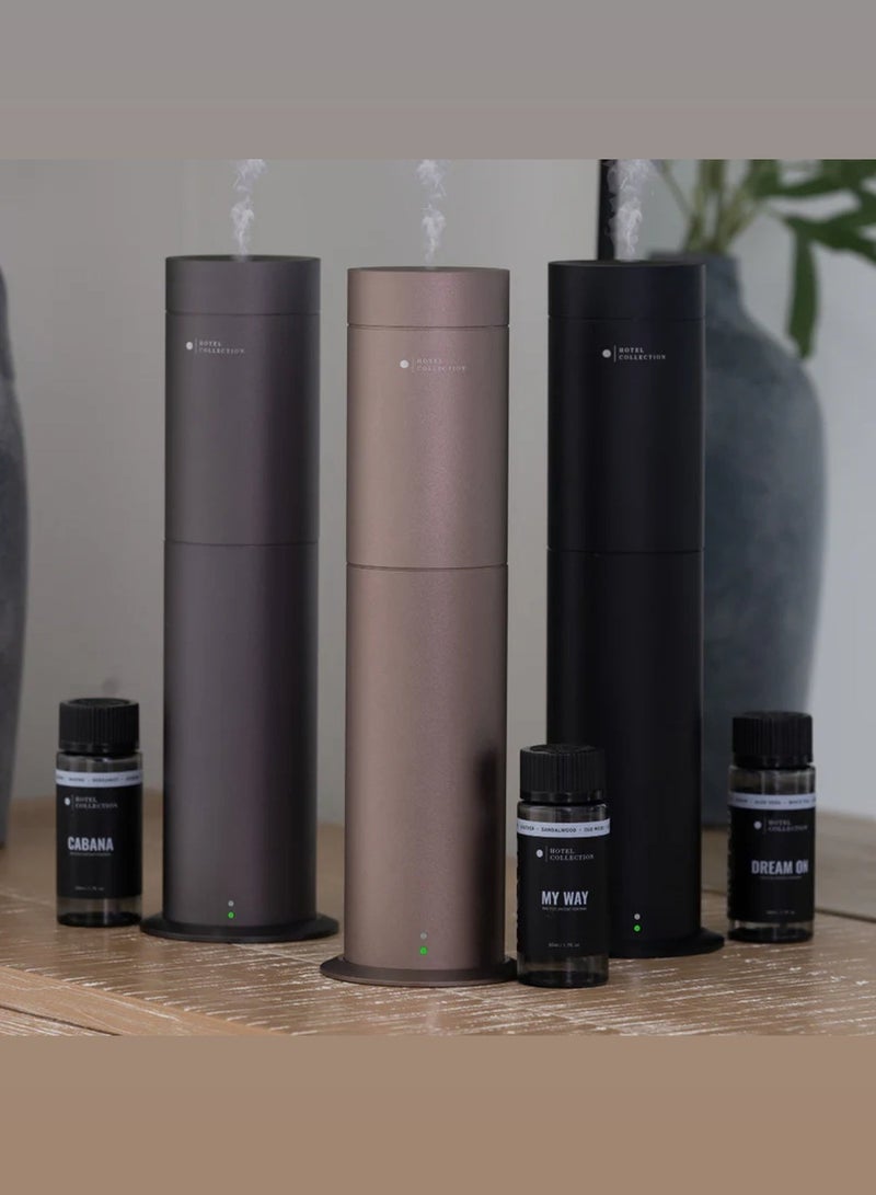 Hotel Collection Studio Pro Essential Oil Diffuser - 600 sq ft Coverage - Portable with Remote - Cold-Air Diffusion Technology Scent Diffuser - Home, Office & Business - Black - Image 1