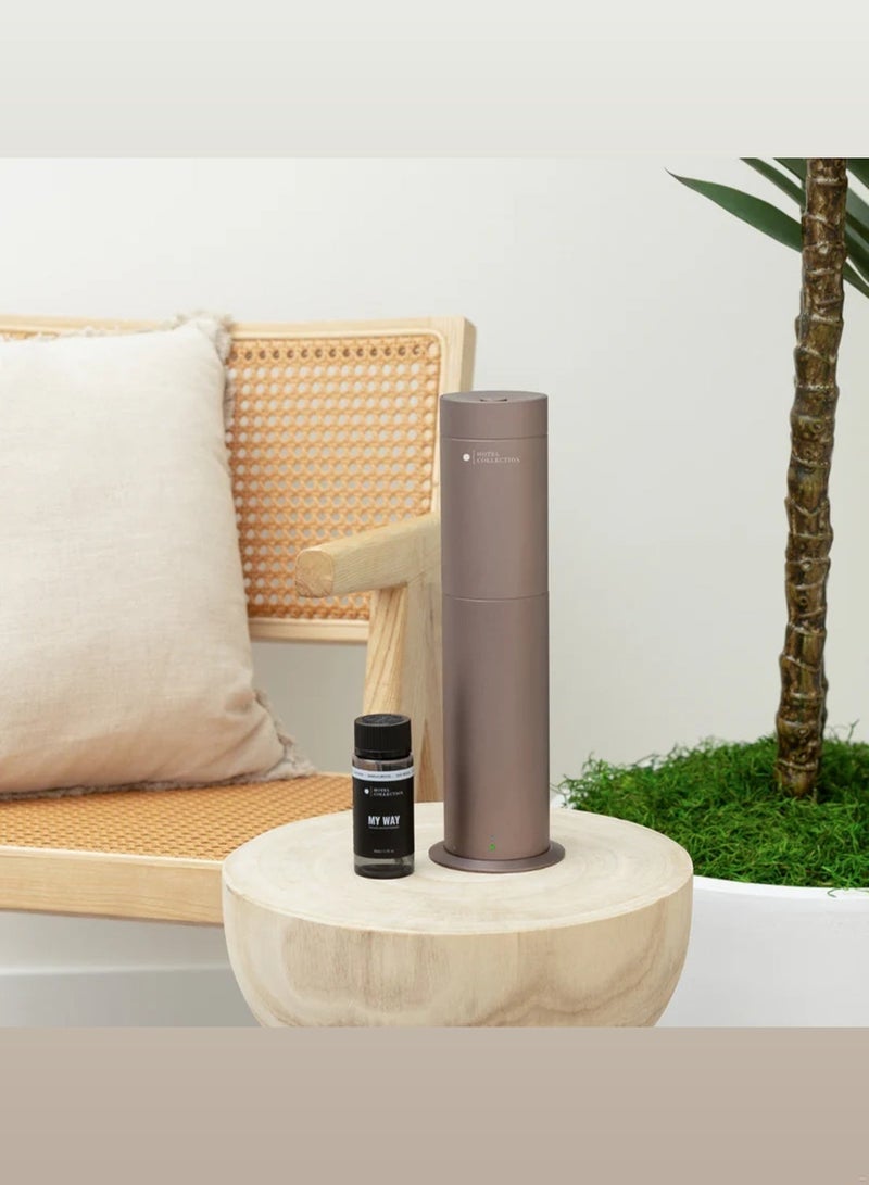 Hotel Collection Studio Pro Essential Oil Diffuser - 600 sq ft Coverage - Portable with Remote - Cold-Air Diffusion Technology Scent Diffuser - Home, Office & Business - Black - Image 2