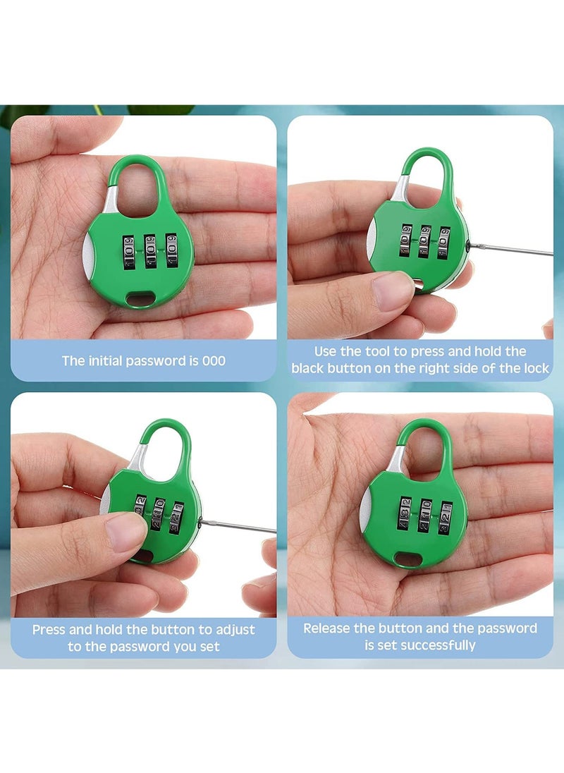 10pcs 3 Digits Combination Padlock Safe Combination Lock Mini Combination Lock Reset Digital Lock Small Color Combination Locks For Lockers Suitcase Luggage Computer Bag Drawer Cabinet - pzsku/Z3AC97974AF668BAF52D3Z/45/_/1671084624/0d8f2295-e08a-40f7-8ce7-12b06f52f9de