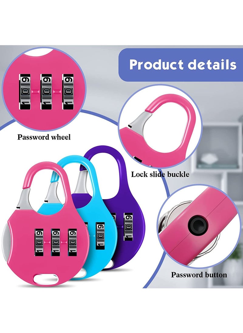 10pcs 3 Digits Combination Padlock Safe Combination Lock Mini Combination Lock Reset Digital Lock Small Color Combination Locks For Lockers Suitcase Luggage Computer Bag Drawer Cabinet - pzsku/Z3AC97974AF668BAF52D3Z/45/_/1671084624/7626df22-ec09-4538-9bb2-6c501ab96c26