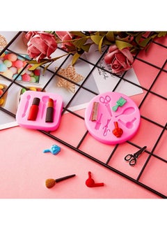 2 Pieces Makeup Tools Design Fondant Cake Molds Makeup Designed Silicone Molds Scissors Hair Tools Shaped Fondant Mold For Chocolate Pudding Candy Jelly Soap Cake Cupcake Supplies 2 Styles - pzsku/Z3AC985F3910CFC41E837Z/45/_/1686212349/87118446-2ce7-4f79-8864-f078fdd41200