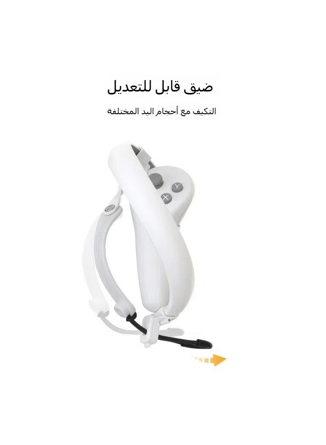 General Compatible with PICO 4 Controller, TPU Anti-Takeoff Hand Tie Secure Seat Belt Adjustable Finger Straps  - Image 4