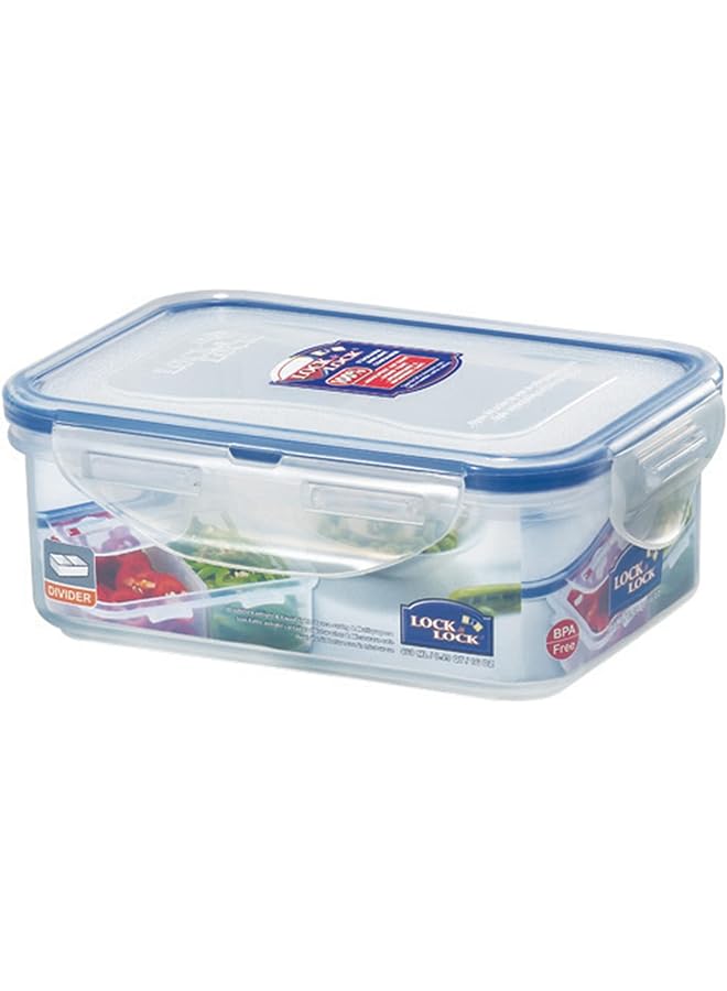 لوك اند لوك حافظة طعام مستطيلة مع فواصل 460 مل Hpl814C - Image 1