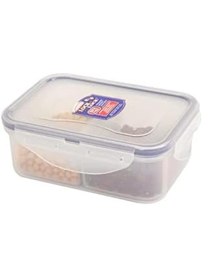 لوك اند لوك حافظة طعام مستطيلة مع فواصل 460 مل Hpl814C - Image 3