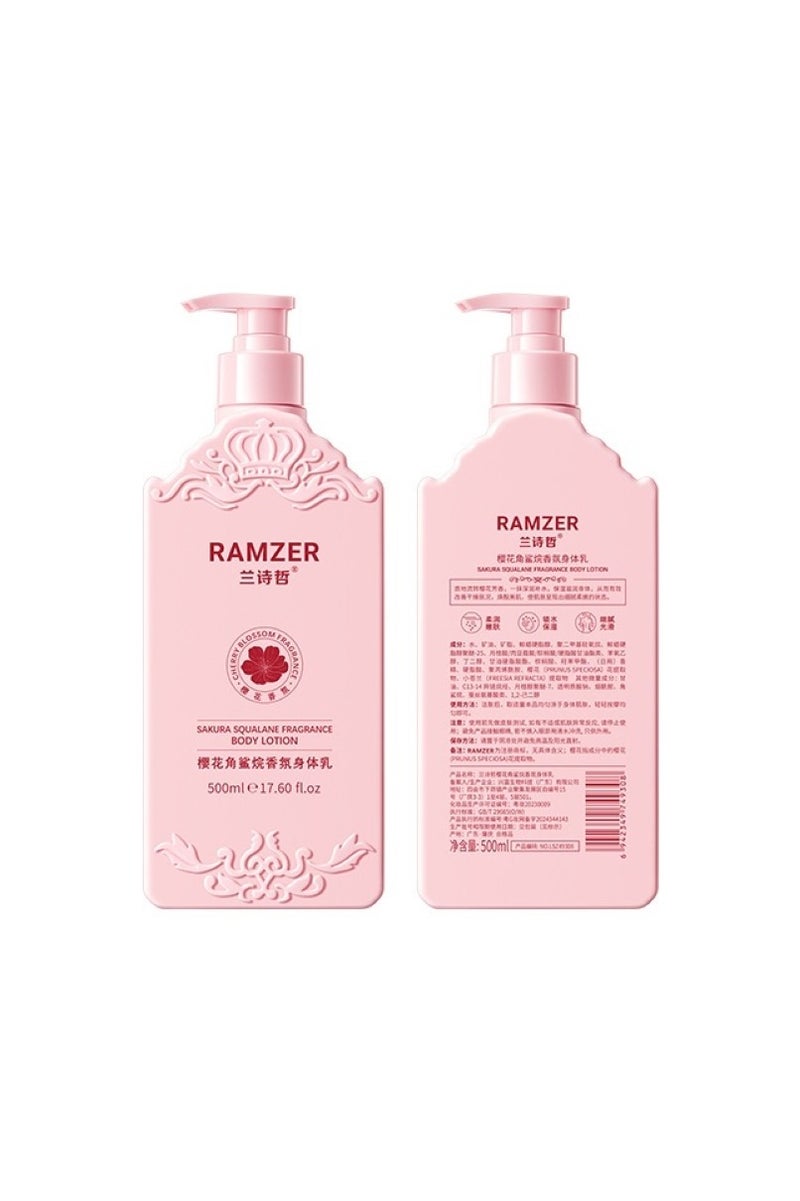 SAKURA Ramzer Sakura Squalane Fragrant Body Lotion 60ml. - Image 2