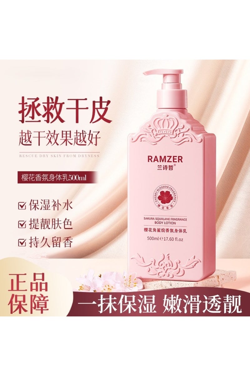 SAKURA Ramzer Sakura Squalane Fragrant Body Lotion 60ml. - Image 4