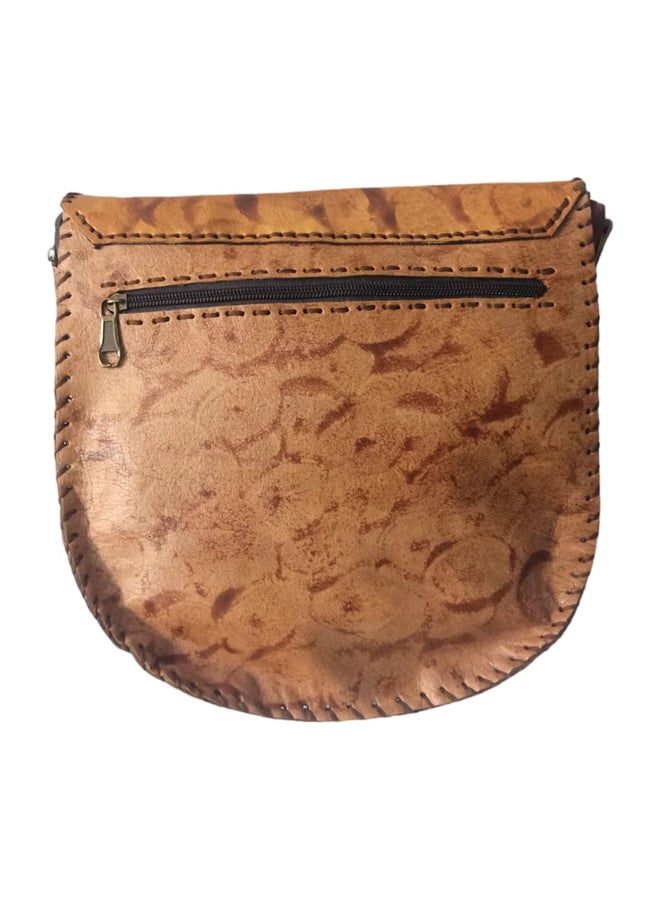 Sheer Fashionable Leather Crossbody Bag - Image 2