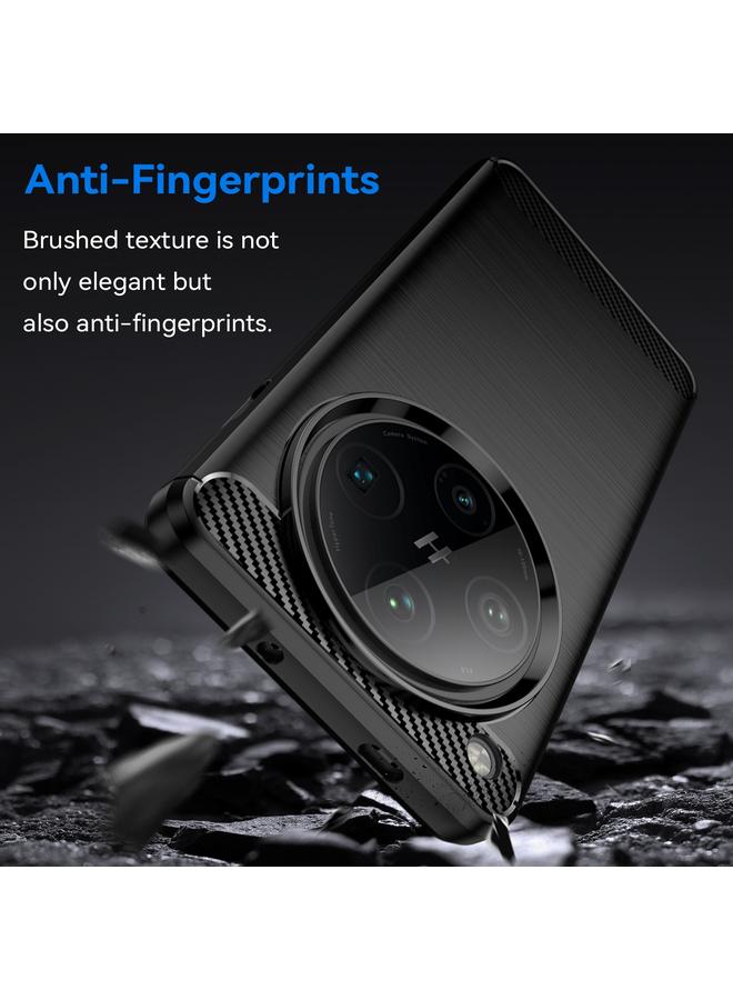 اس-توب جراب لهاتف OPPO Find X8 Pro مصنوع من ألياف الكربون وملمس ناعم من مادة TPU - Image 3