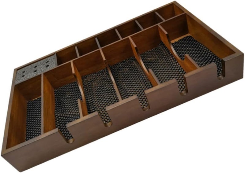 Stain resistant GANAZONO 1Pc Solid Wood Hair Cutter Organizer Hair Salon Storage Box with Capacity Design for Neat Tool Management Barbershops and Salons Closed & open space compatible Light & sturdy Classic modern blend design Flexible use switching Regular scheduled transit Transparent body Changing environment compatible Gulf market trial optimized design Sufficient order stock Gulf market standard build Personal & public compatible Stable base Globally trusted affordable quality Assorted color options Gulf standard sizing alternatives Universal design Cross-material combo compatible Multi-style matching design All-season available stock Repeated assemble detach compatible KSA standard compatible design Minimal design Multiple local stock source Long term use design - Image 1