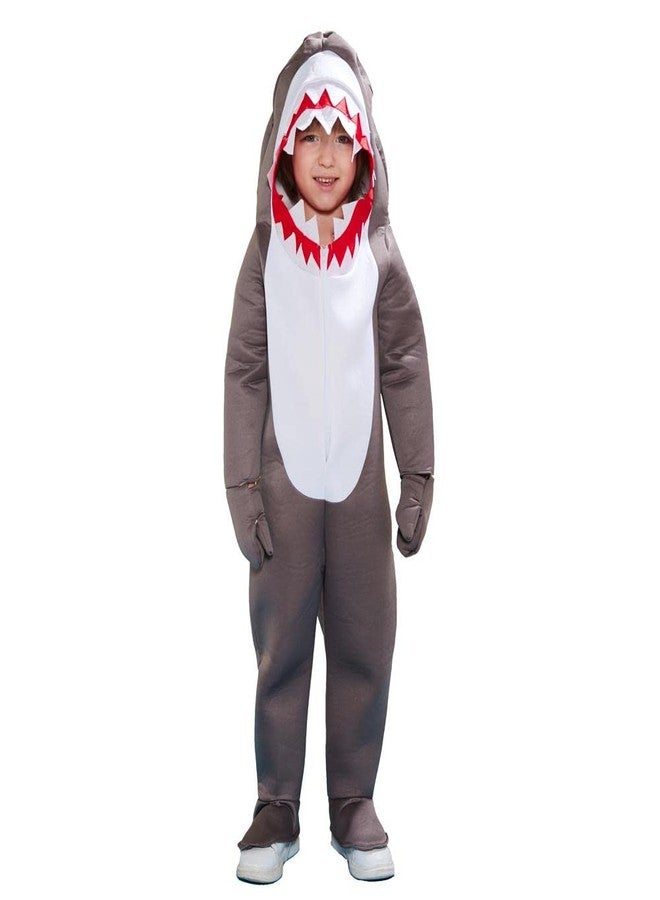 EraSpooky Kids Shark Hooded Costume Halloween Cute Animals Fancy Dress - Image 1