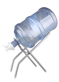 VIO Water Bottle Holder Cooler Jug Rack 5 Gallon Water Bottle Storage Rack Detachable Heavy Duty Chrome Water Bottle Cabby Rack Caddy Carrier with Holder 1 Level Bottle Rack  - Image 1