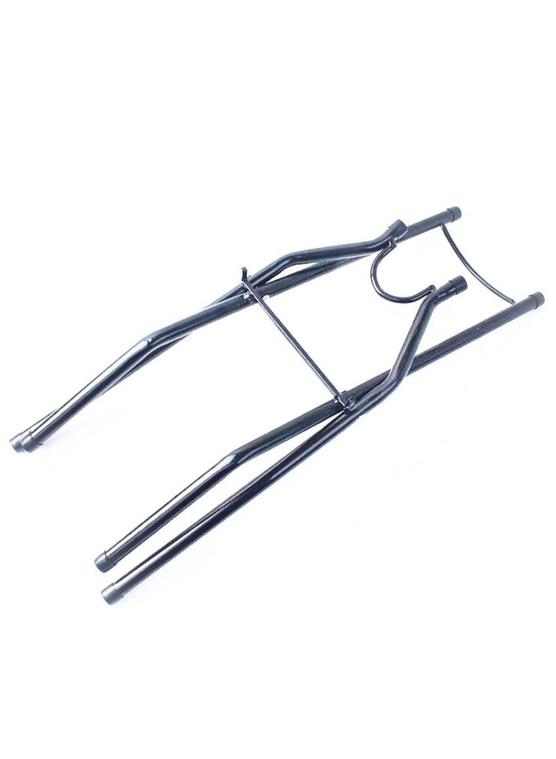 فيو حامل زجاجة مياه، رف إبريق تبريد، رف تخزين زجاجات المياه بسعة 5 جالون، قابل للفصل، حامل زجاجة مياه من الكروم شديد التحمل، حامل حامل العلبة مع حامل رف زجاجة بمستوى واحد - Image 3