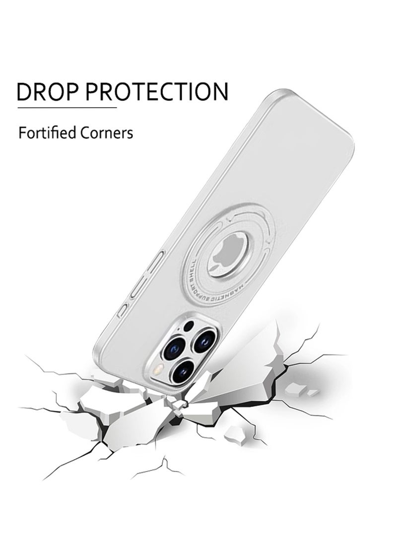 X-level - iPhone 15 Pro Max MagSafe Case Cover Protector Protection With Magnetic Wireless Charging Back Invisible Ring Stand Mobile Phone Holder Kickstand Cell Anti-scratch Anti-drop Shockproof Cover Accessory - Image 1