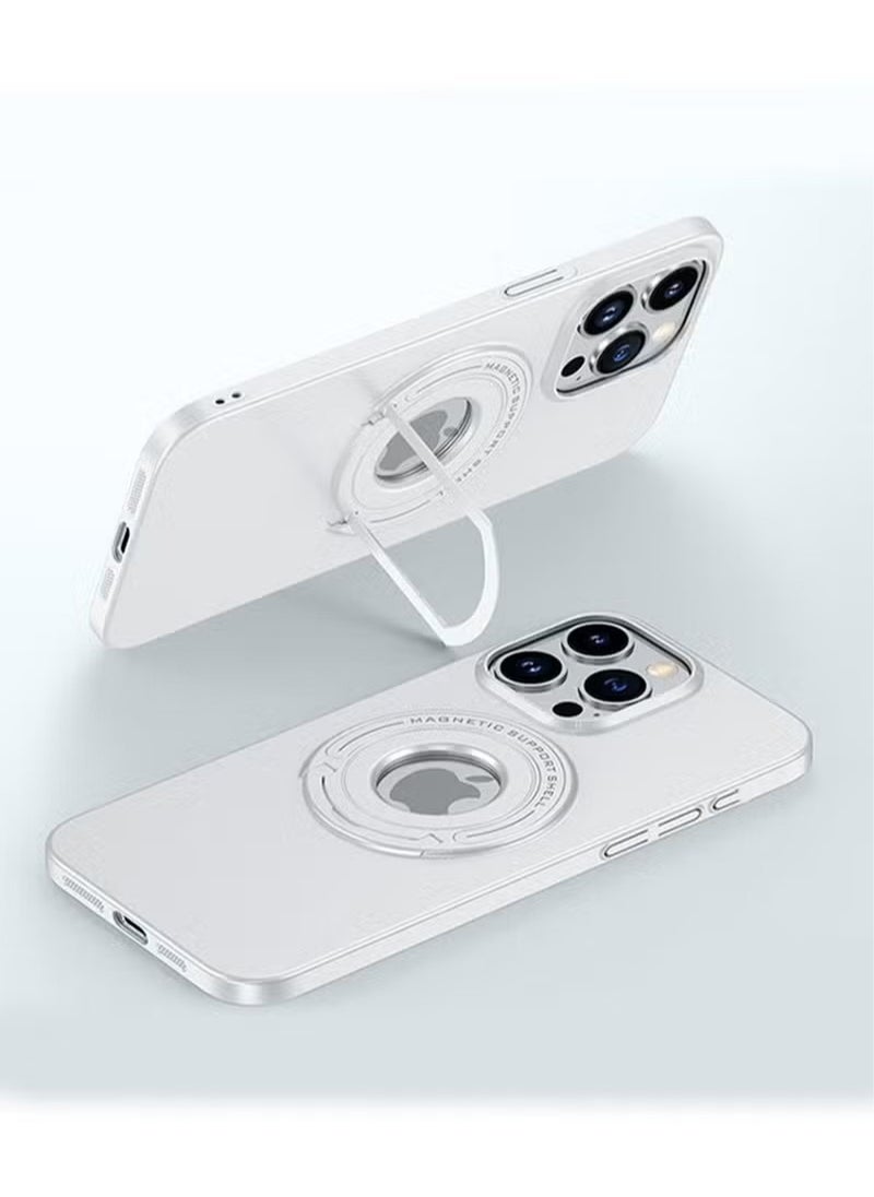 X-level - iPhone 15 Pro Max MagSafe Case Cover Protector Protection With Magnetic Wireless Charging Back Invisible Ring Stand Mobile Phone Holder Kickstand Cell Anti-scratch Anti-drop Shockproof Cover Accessory - Image 1