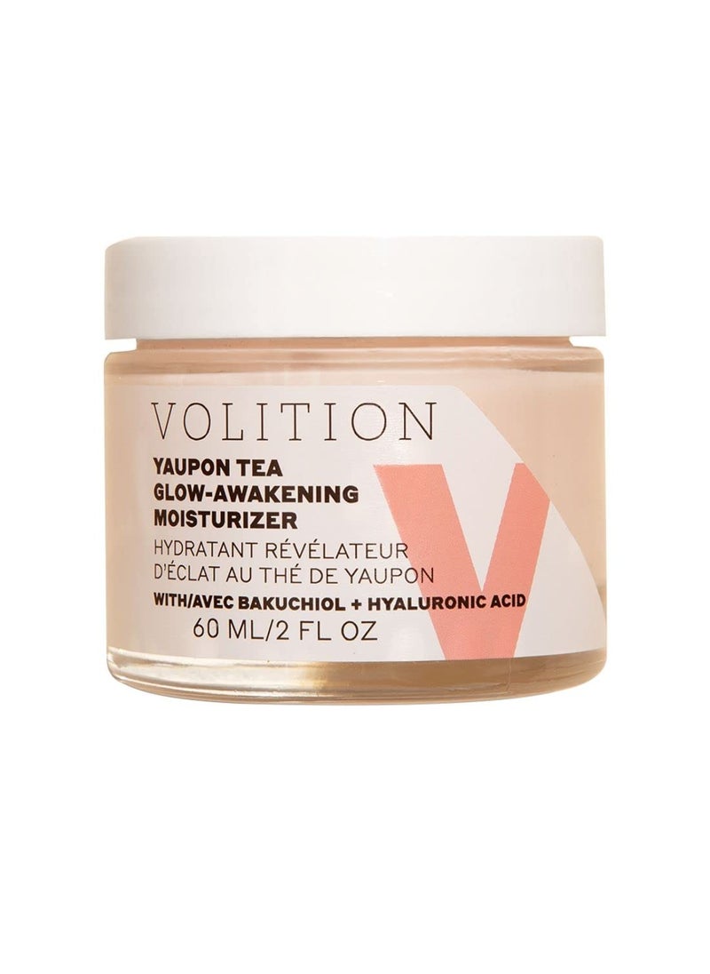 VOLITION - Volition Beauty Yaupon Tea Glow-Awakening Facial Moisturizer - Face Cream Energizes Tired Skin - Natural Retinol Alternative Bakuchiol Age-Defying (Full Size (2 oz)) - Image 1