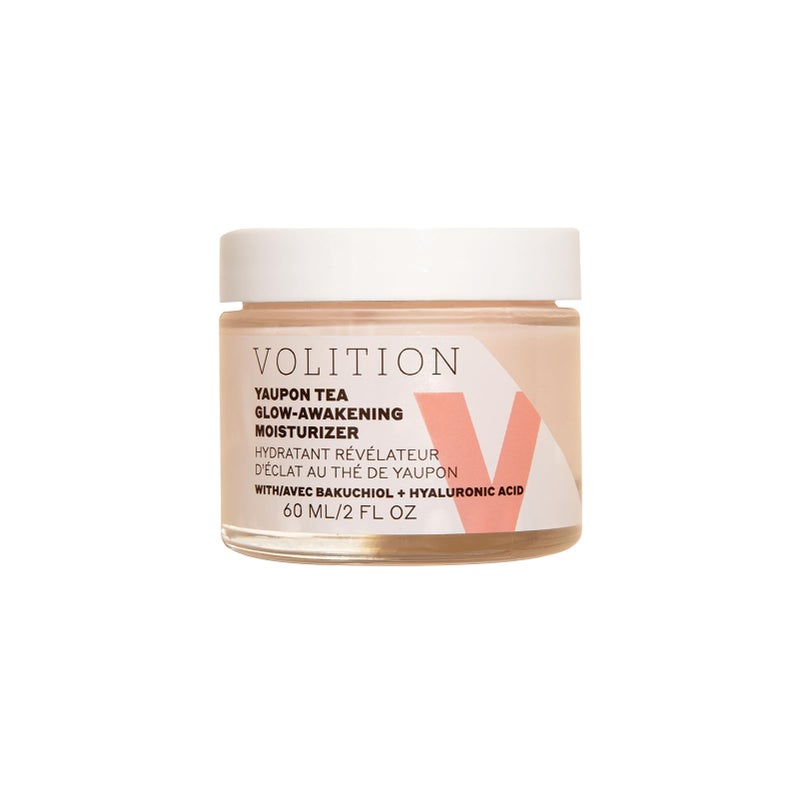 Volition Beauty Yaupon Tea Glow-Awakening Moisturizer with Bakuchiol + Hyaluronic Acid | Caffeinated Facial Cream Energizes Tired Skin | Natural Retinol Alternative Reduces Look of Wrinkles (2 fl oz) - Image 1