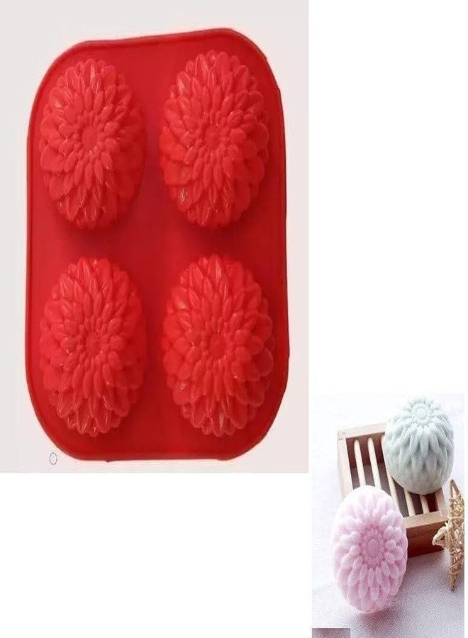 KITCHOOK قالب شوكولاتة سيليكون من كيتشوك 4 (عبوة من قطعة واحدة) AJ 011 - Image 3