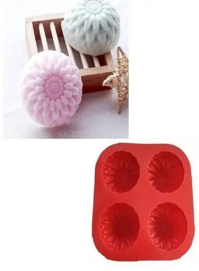 KITCHOOK قالب شوكولاتة سيليكون من كيتشوك 4 (عبوة من قطعة واحدة) AJ 011 - Image 1