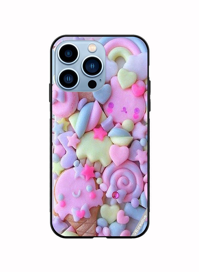 VR CREATIVE Protective Case Cover For Apple iPhone 13 Pro Kawai Decoden Design Multicolour - Image 1