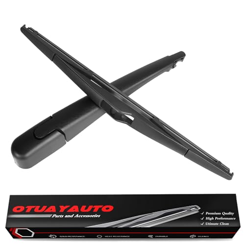 OTUAYAUTO Rear Windshield Back Wiper Arm Blade Set - Replacement for KIA Sportage 2011 2012 2013 2014 2015 2016 OE:988111H000 - Image 1