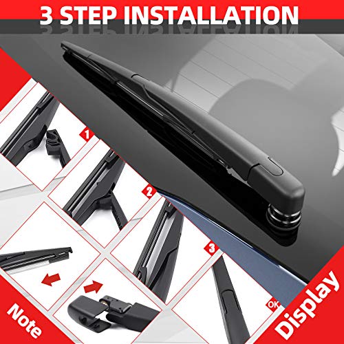 OTUAYAUTO Rear Windshield Back Wiper Arm Blade Set - Replacement for KIA Sportage 2011 2012 2013 2014 2015 2016 OE:988111H000 - Image 5