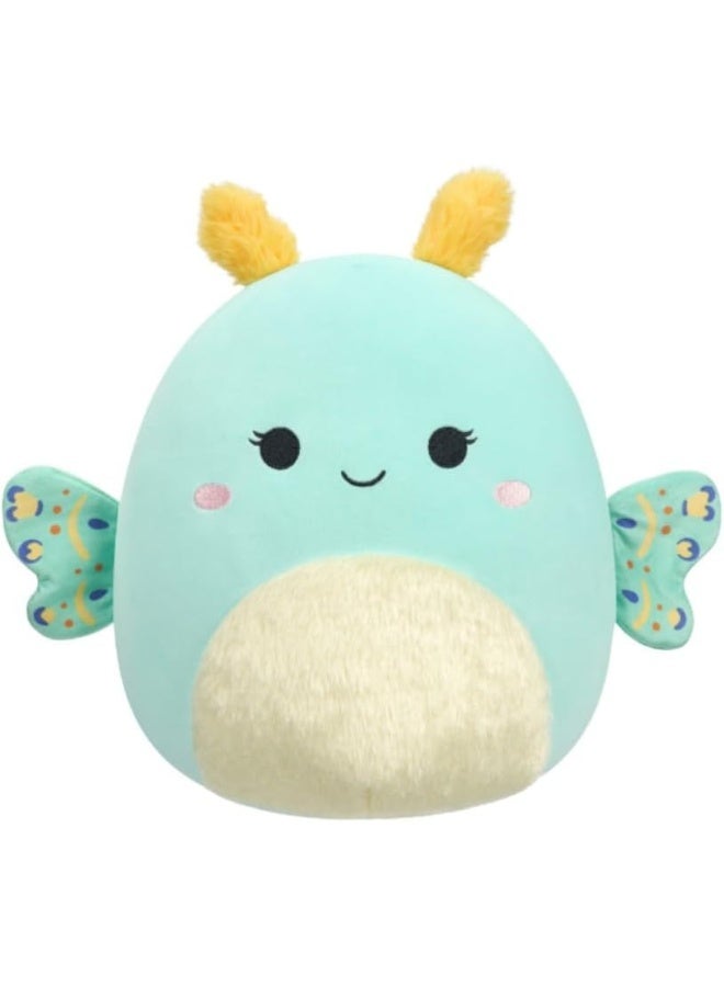 Squishmallows Connie Emerald Moth Medium Toy, 12-Inch Size - Image 1