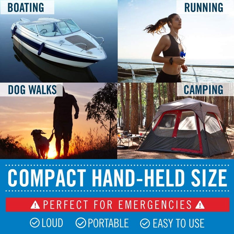 Better Boat Marine Safety Air Horn, Very Loud Handheld Fog Horn, Mini Compressed Can 1.4oz for Boating and Walking Safety 1.4oz - Image 3