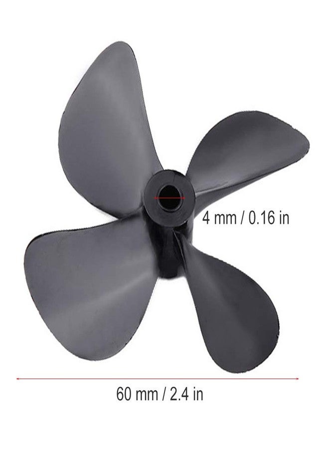 Dilwe RC Boat 4-Blade Propeller, 2 Pcs CW CCW Plastic 4-Blade Full Immersion Propeller for RC Model Boat Accessory Parts - Image 4