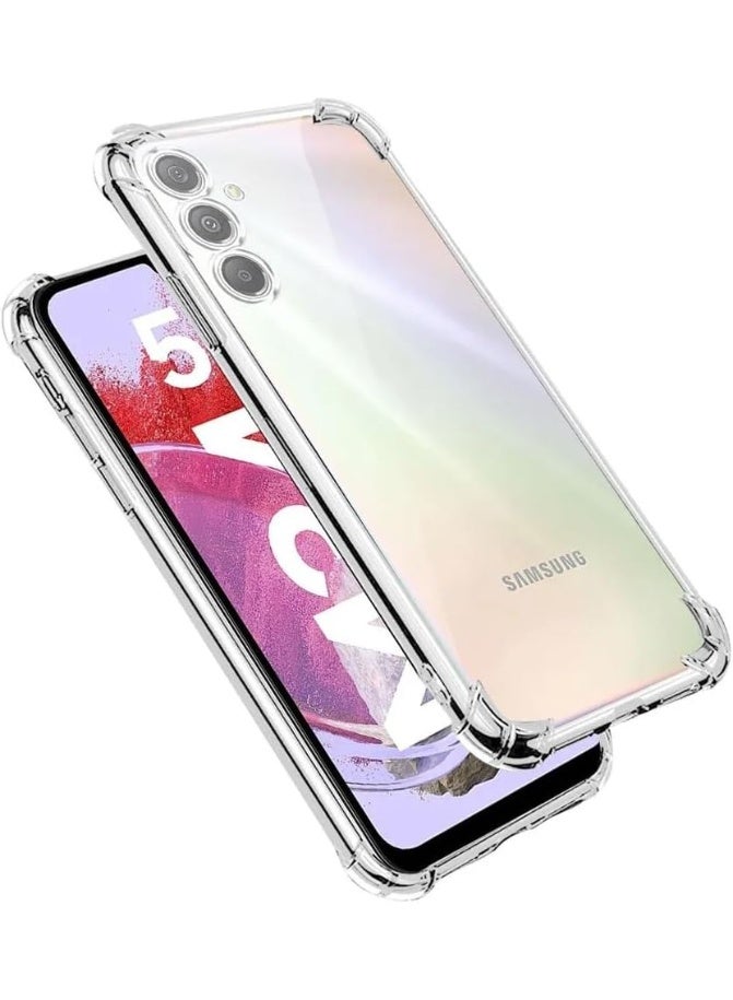 Case for Samsung Galaxy M34 5G Shockproof Anti-Scratch Transparent Cover for Shock Absorption with Soft TPU Bumper, Thin Soft Silicone TPU Case Clear - Image 2