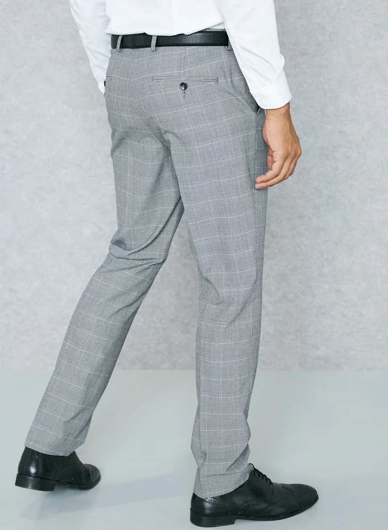 BURTON Check Print Trousers