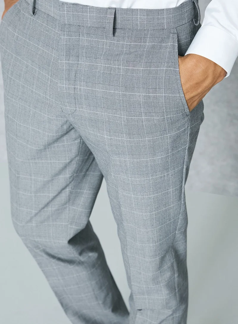 BURTON Check Print Trousers