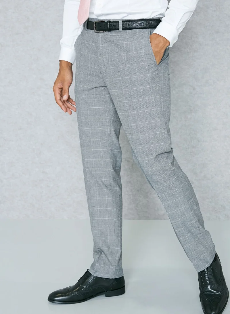 BURTON Check Print Trousers