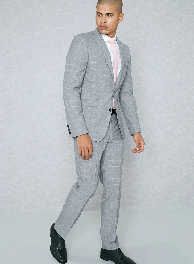 BURTON Check Print Trousers