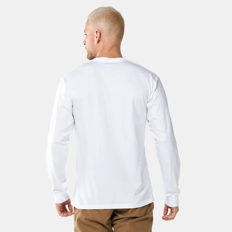 VANS Men's Left Chest Hit Long Sleeve T-Shirt