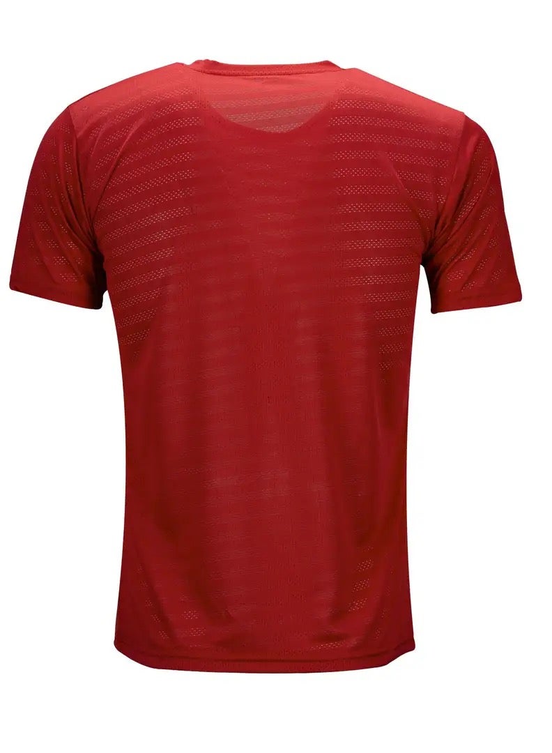 Li-Ning ESSENTIAL 3D T-SHIRT (RED) (ATST693-1-XL) - Image 3