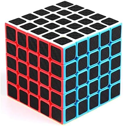 CuberSpeed Cuberspeed MFJS MeiLong Carbon Fiber Cubic Gift Box Bundle Phantom Carbon Fiber Sticker Speed Cube 2x2 3x3 4x4 5x5 Stickerless with Black Sticker Puzzle  - Image 5